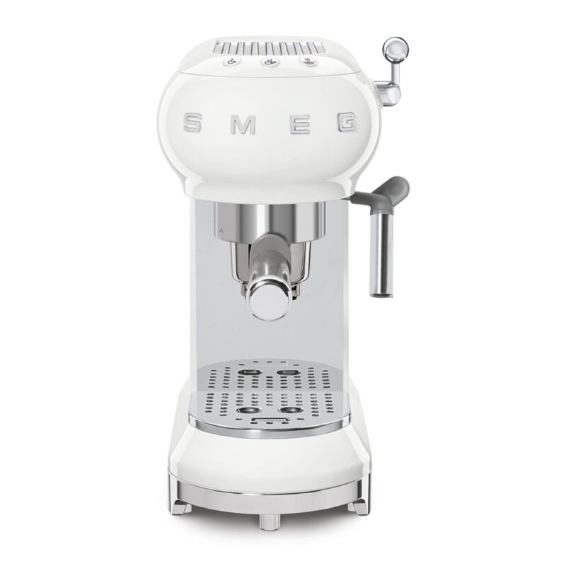 Smeg cafetiere a bras ECF01WHEU