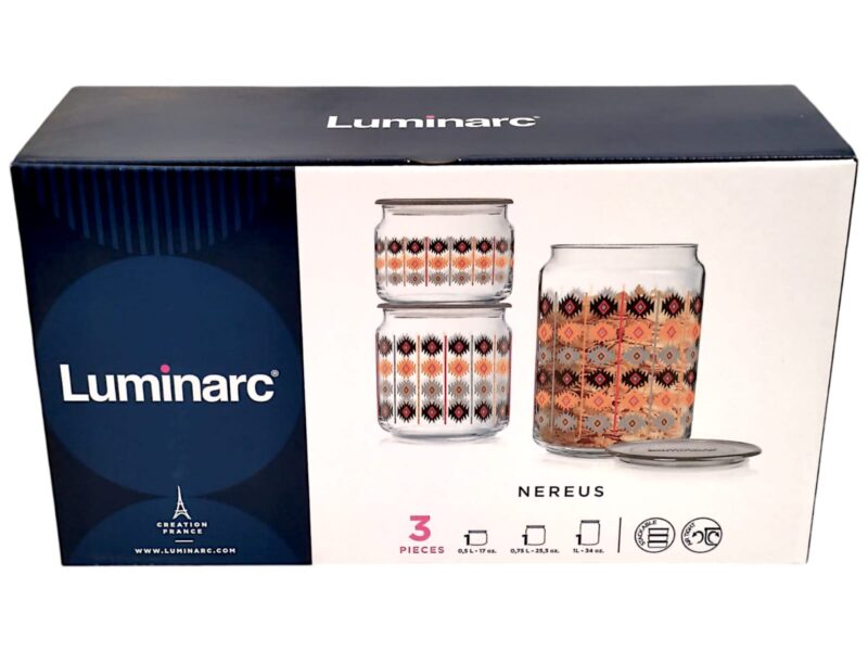 LUMINARC bocal 3pcs 5845