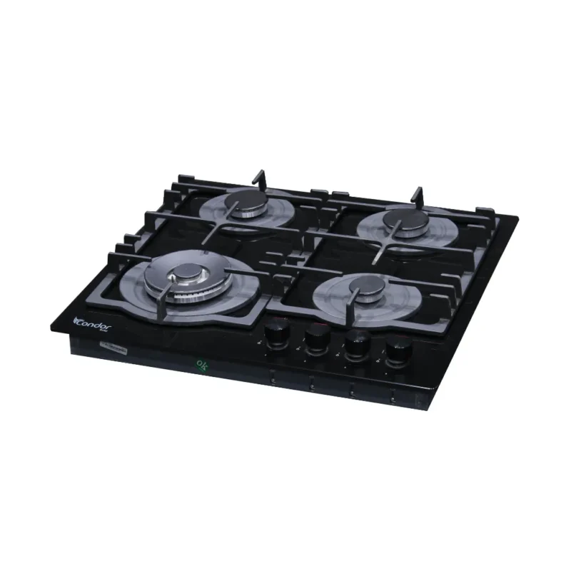 CONDOR table cuisson 4 feux noir /RG3GB