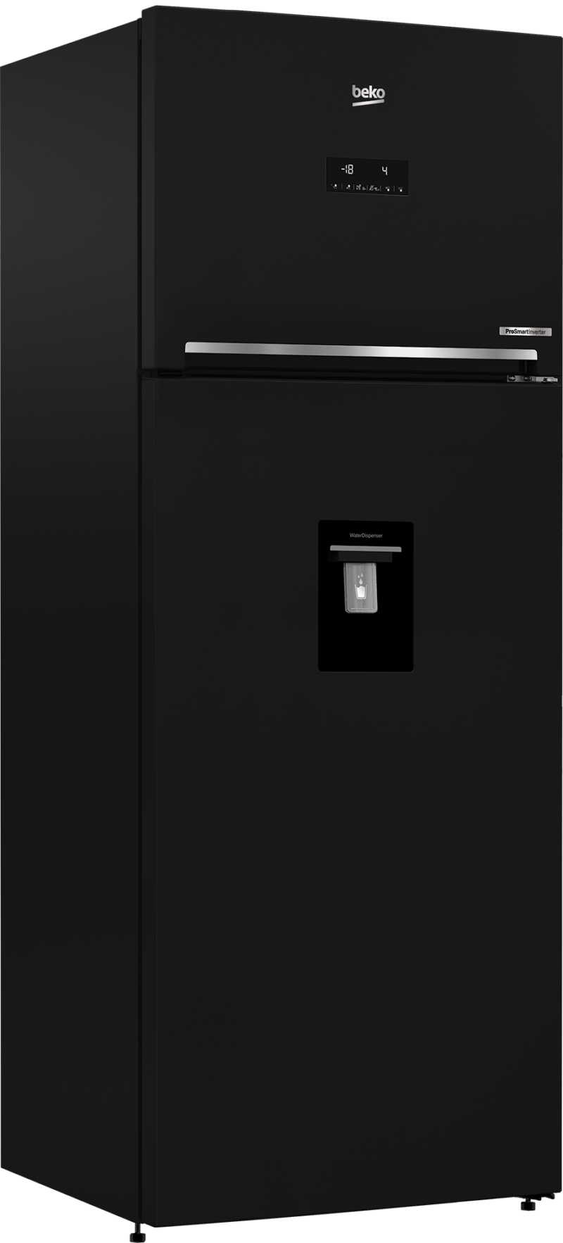 BEKO REFRIGERATEUR 560LT NO FROST DISTRIBUTEUR NOIR RDNE56WPB – Image 2